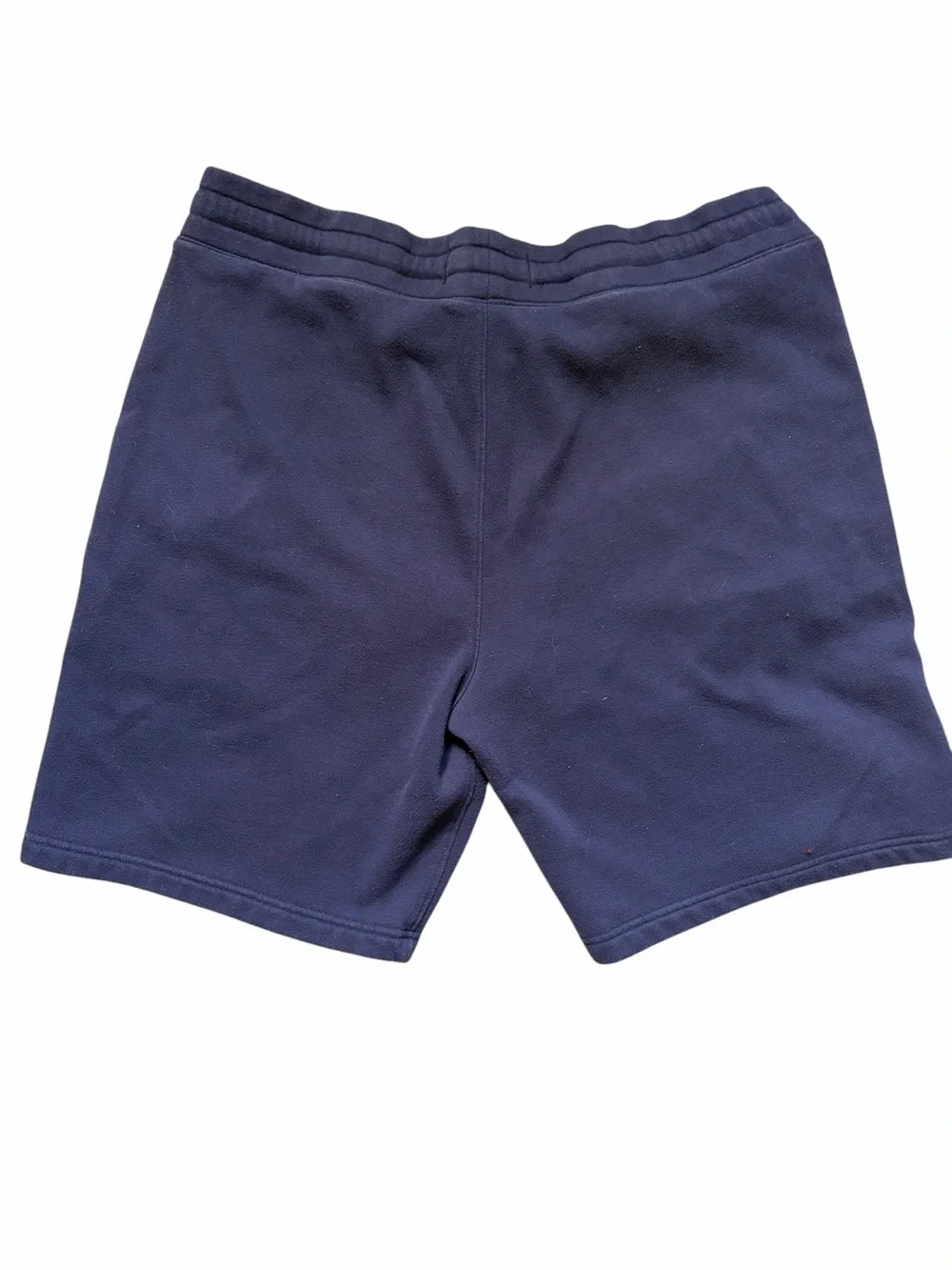 Hollister Men's Navy Blue Logo Drawstring Athletic Shorts